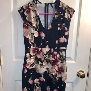 Navy Blue Work Dress